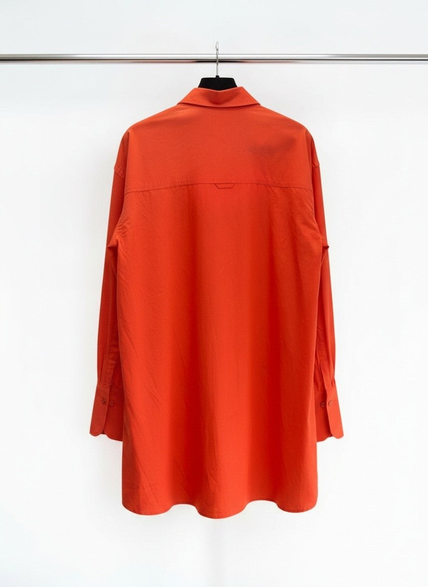 Scanlan Theodore Cotton Shirt in Orange – Size 8