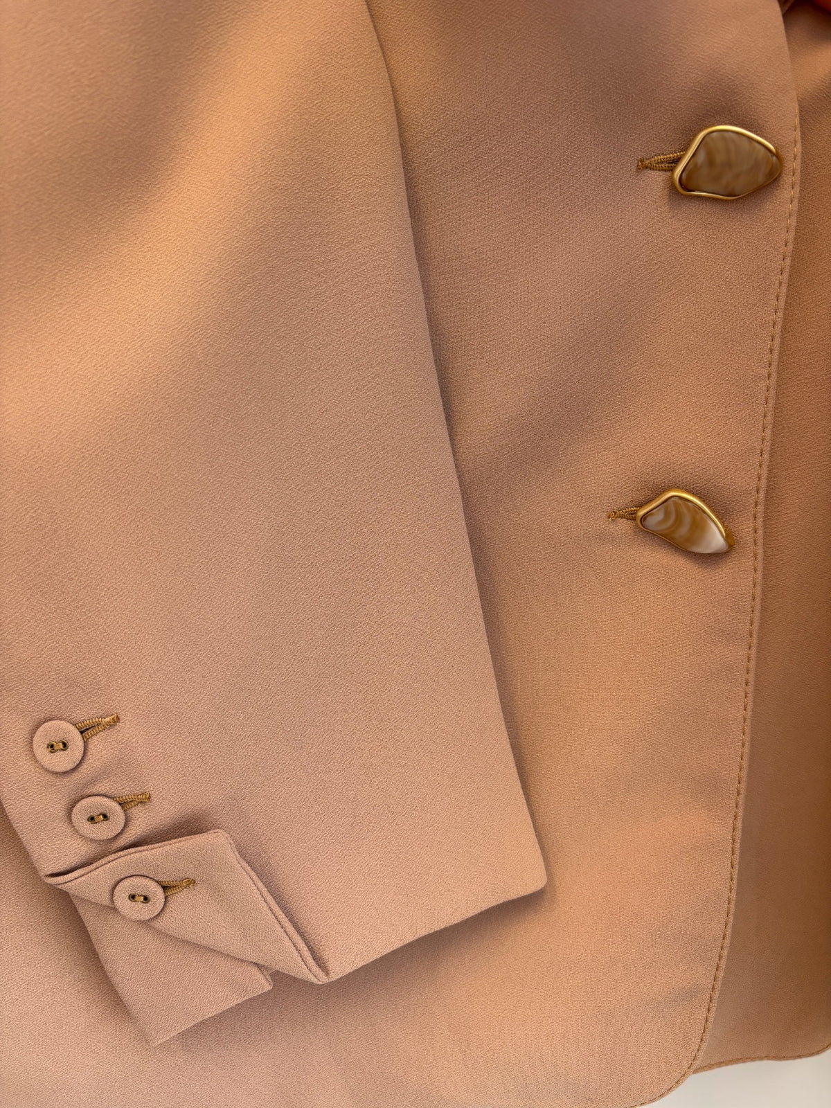 Aje Bonnie Blazer in Beige size 16 BNWT