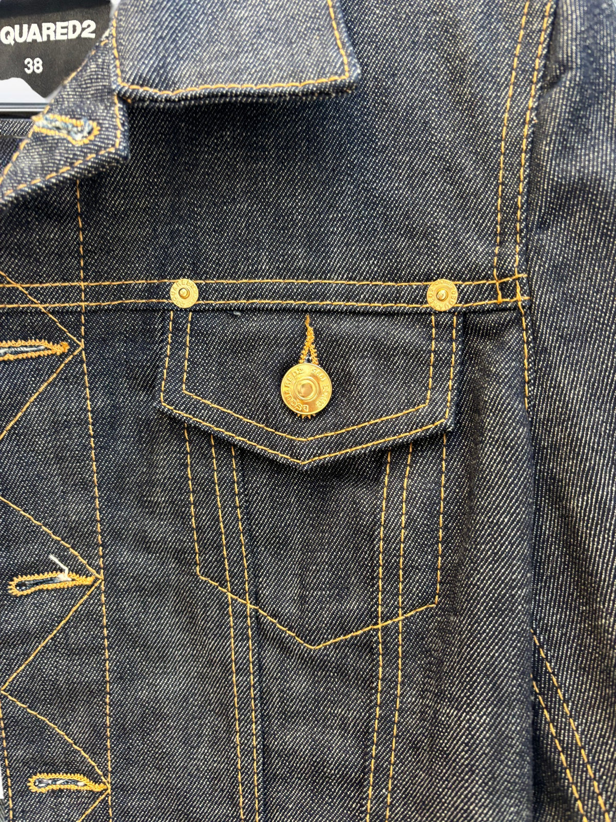 Dsquared2 Dark Wash Denim Jacket — Size 38/S