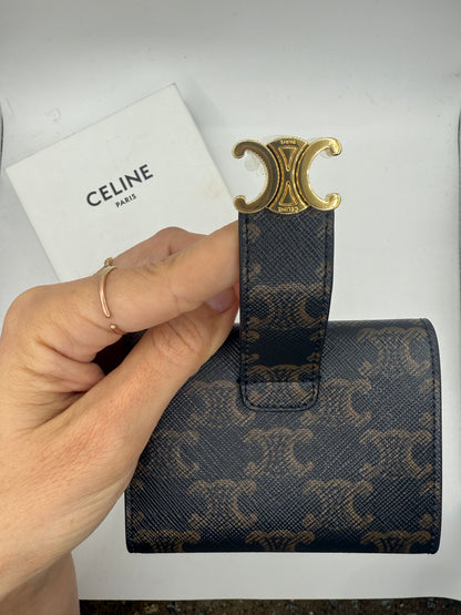 Celine Fine Strap Wallet Nino In Triomphe Canvas NWT