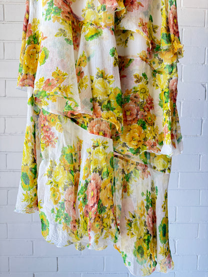 Zimmerman Golden Surfer Tiered Skirt- 0