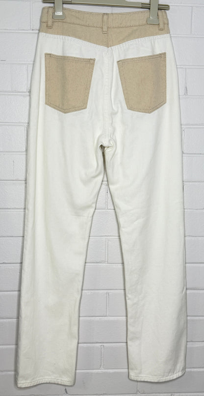 DISSH CREAM DENIM JEANS