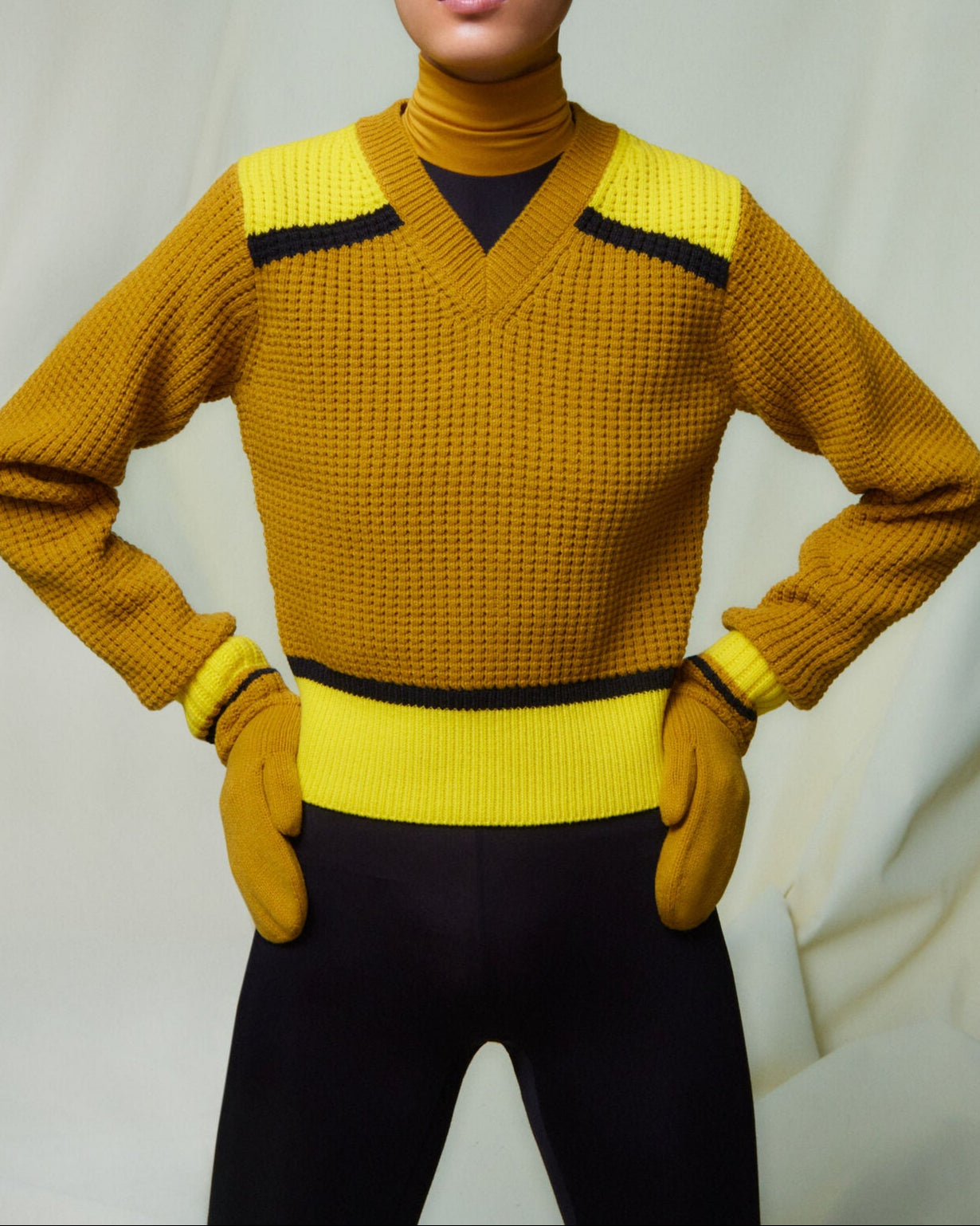 MARNI Popcorn V Neck Jumper