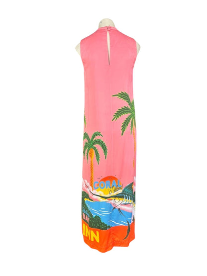 Alemais Paradiso Silk Midi Dress- Size 8-10