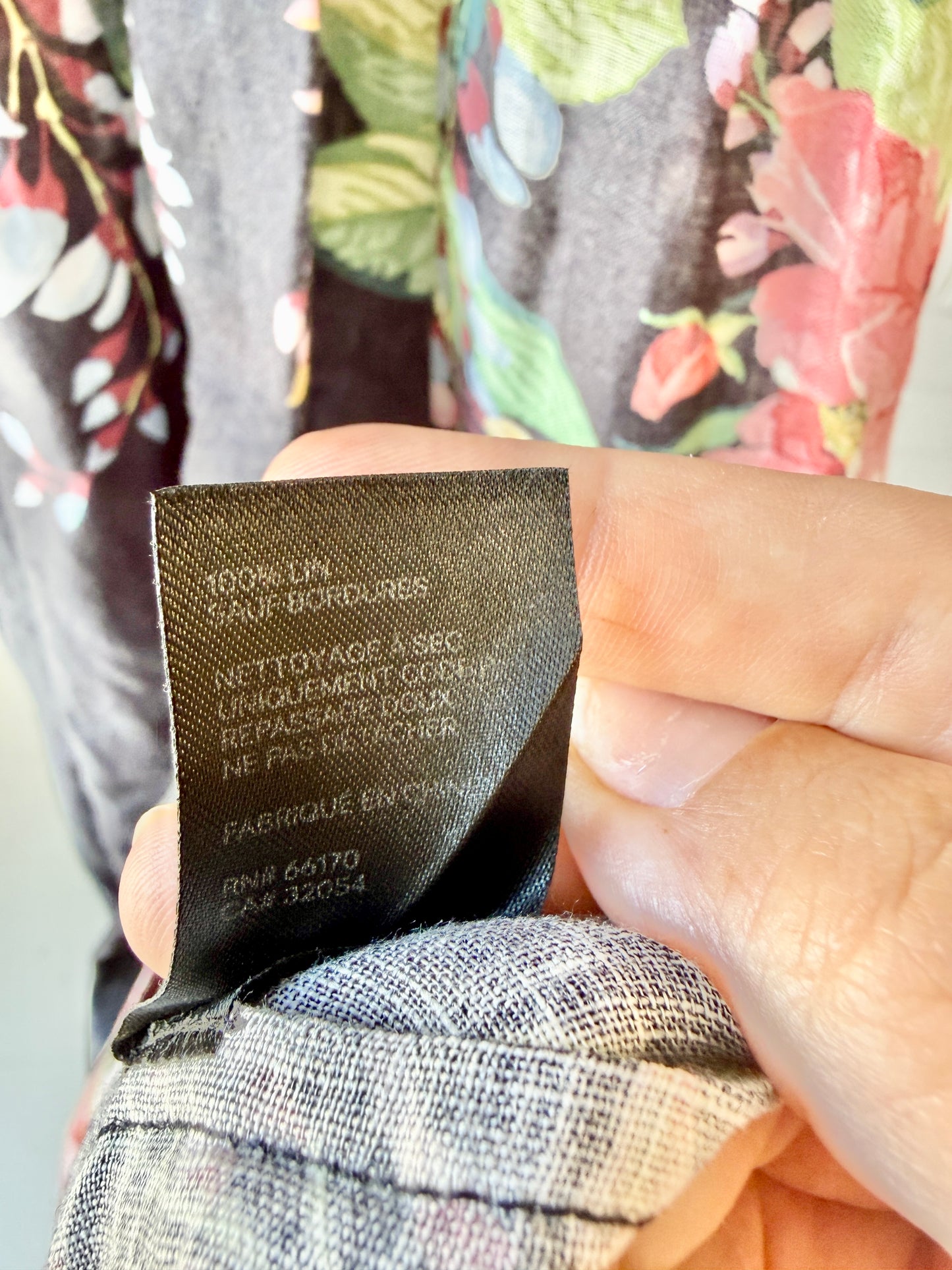 Zimmermann Beltitude Linen Maxi Dress in Black Floral- OP