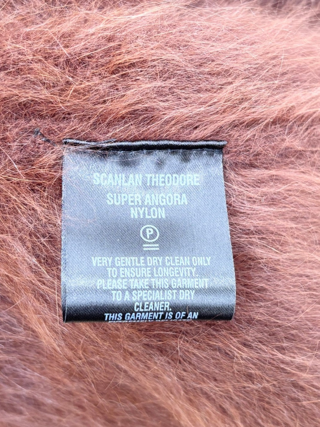 Scanlan Theodore Super Angora Tan Cape- S/M