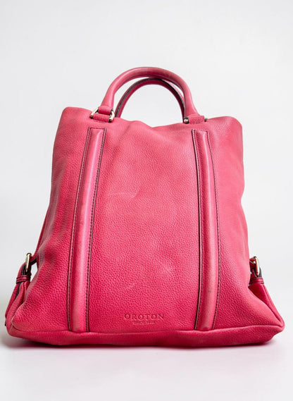 Oroton Large Red Leather Tote