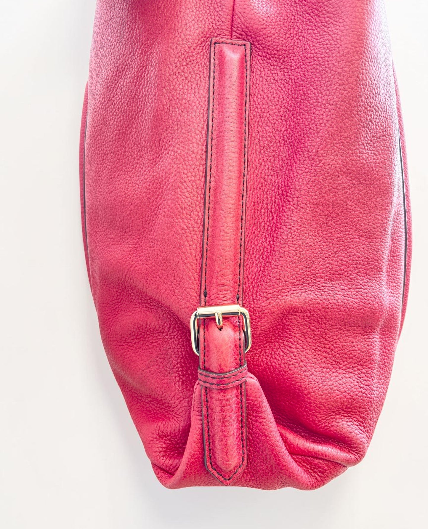 Oroton Large Red Leather Tote
