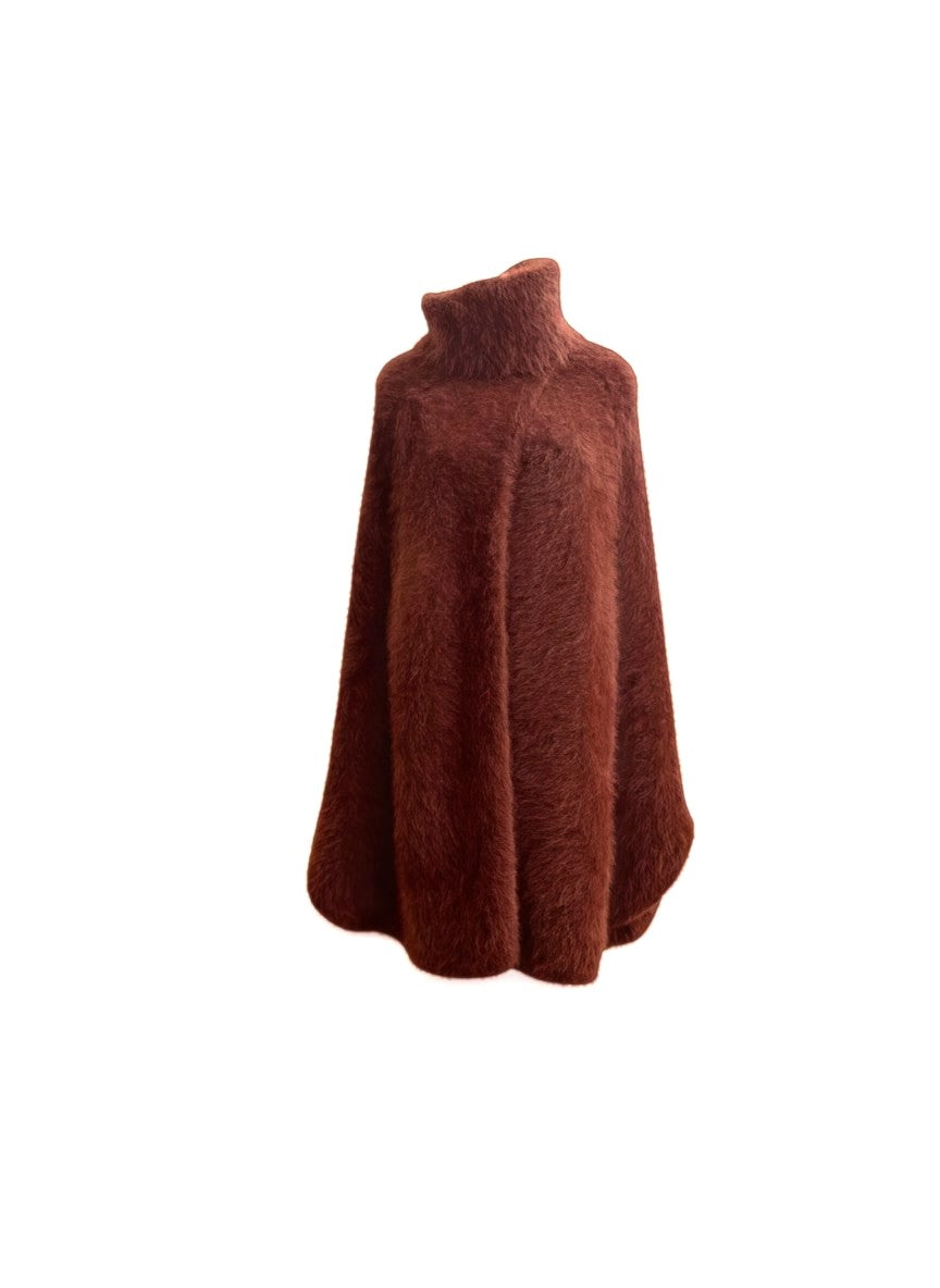 Scanlan Theodore Super Angora Tan Cape- S/M