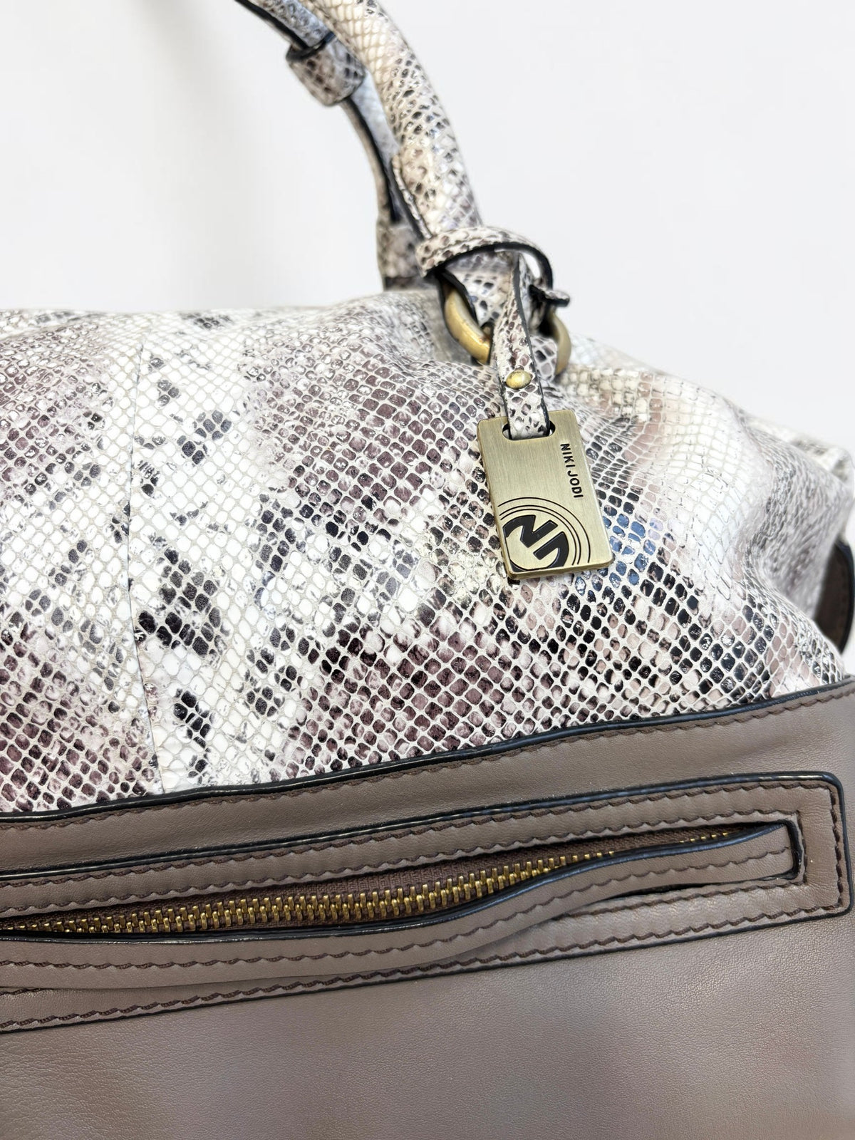 Niki Jodi Python Handbag