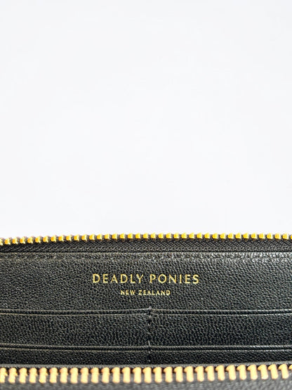 Deadly Ponies Leather Leather Wallet Brand New