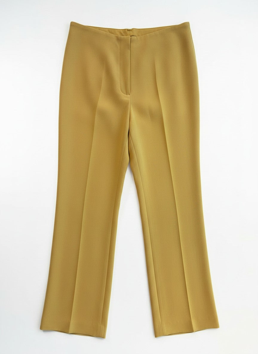 Carla Zampatti Pollen Blazer 10 & Classic Flared Pant in Banana 12