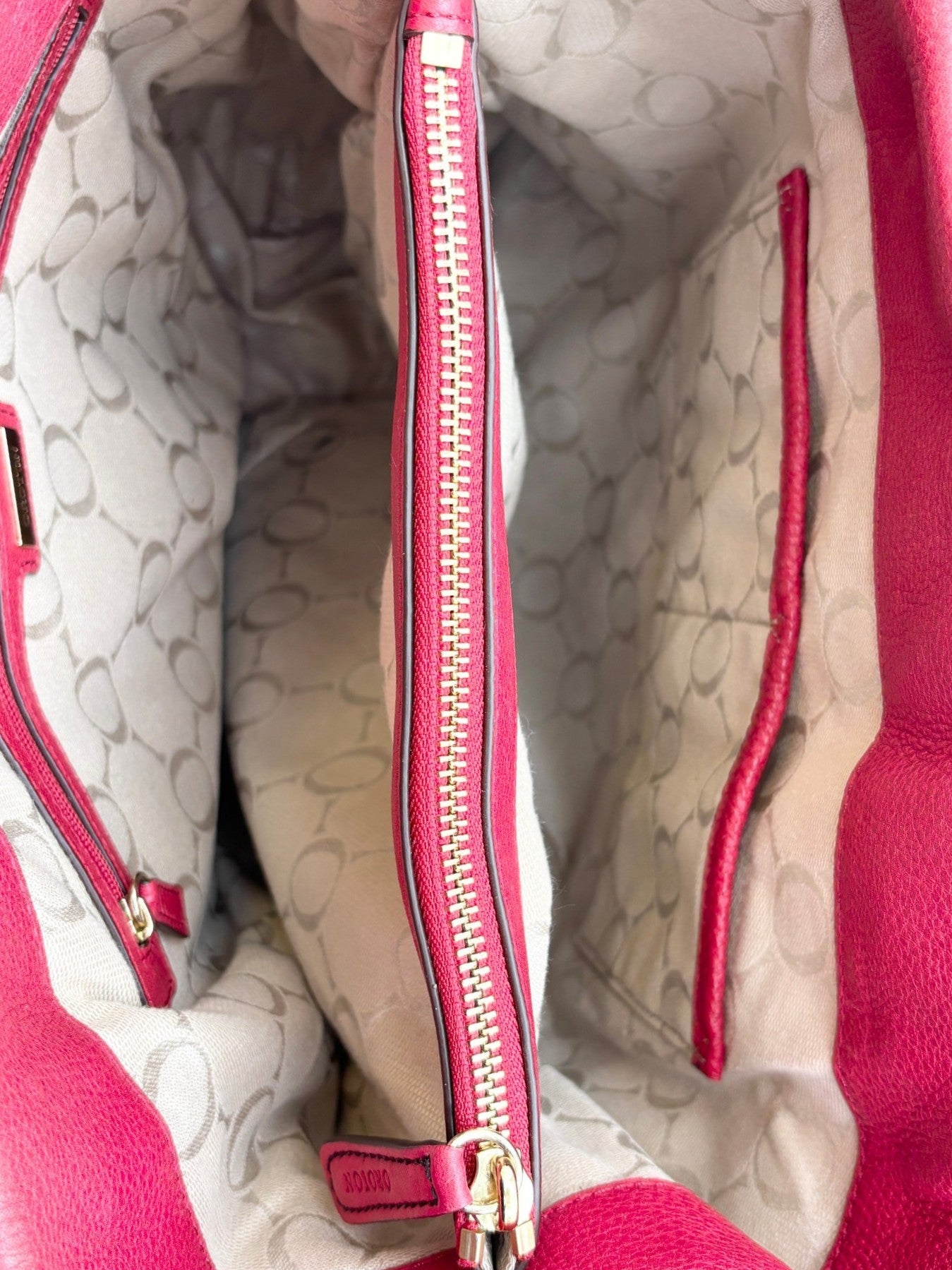 Oroton Large Red Leather Tote