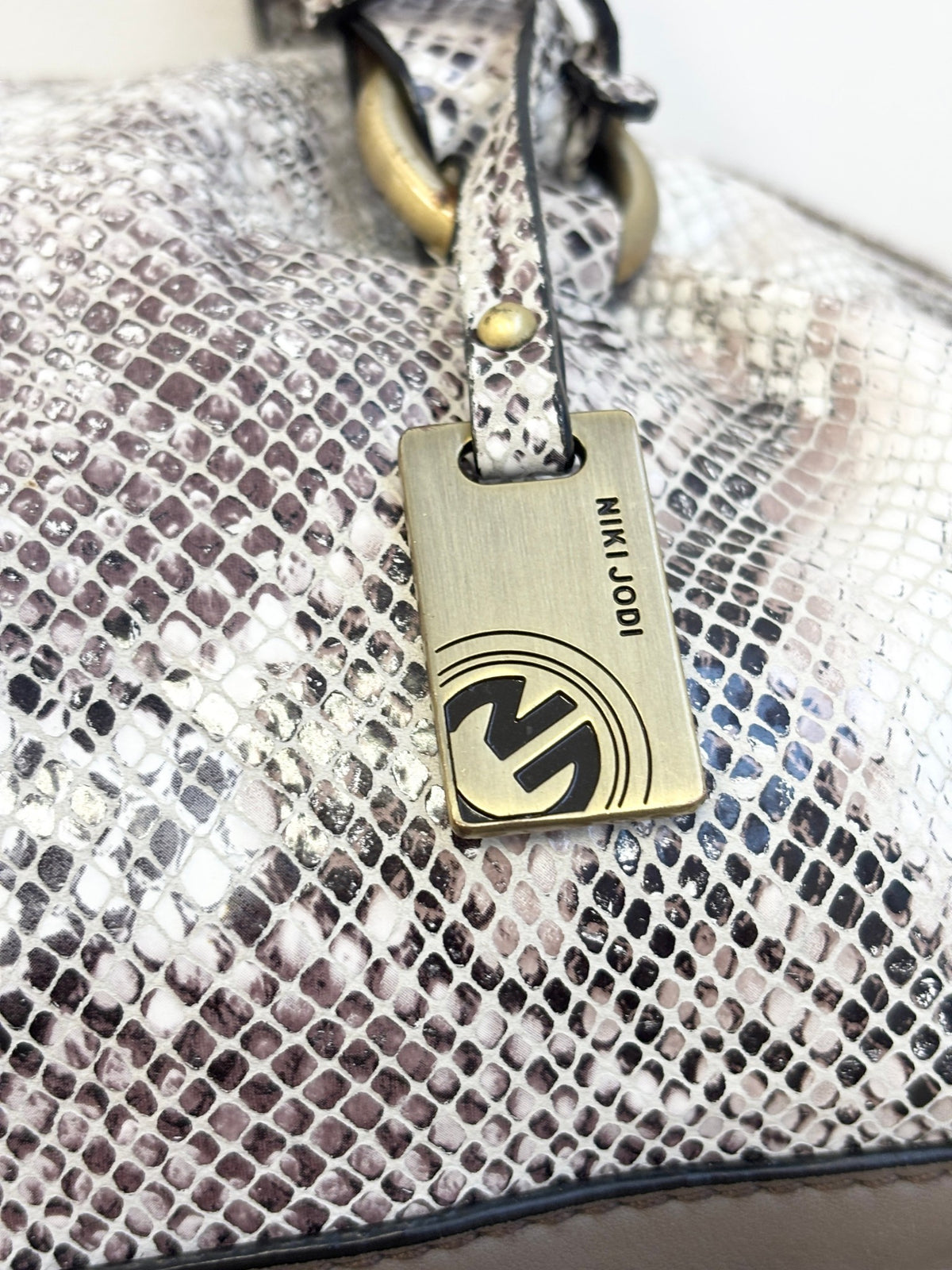 Niki Jodi Python Handbag