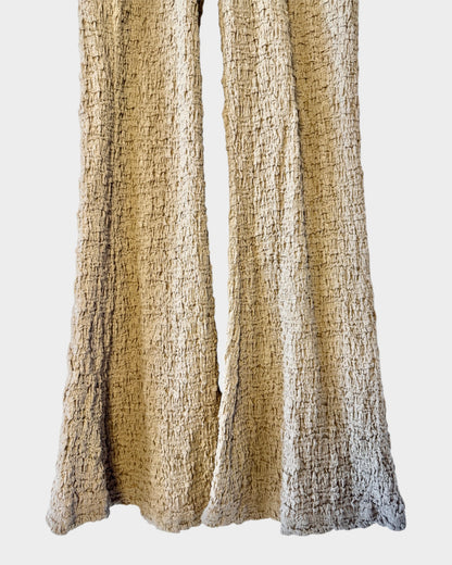 ODE Marly sand beige knit set styled as a co-ord