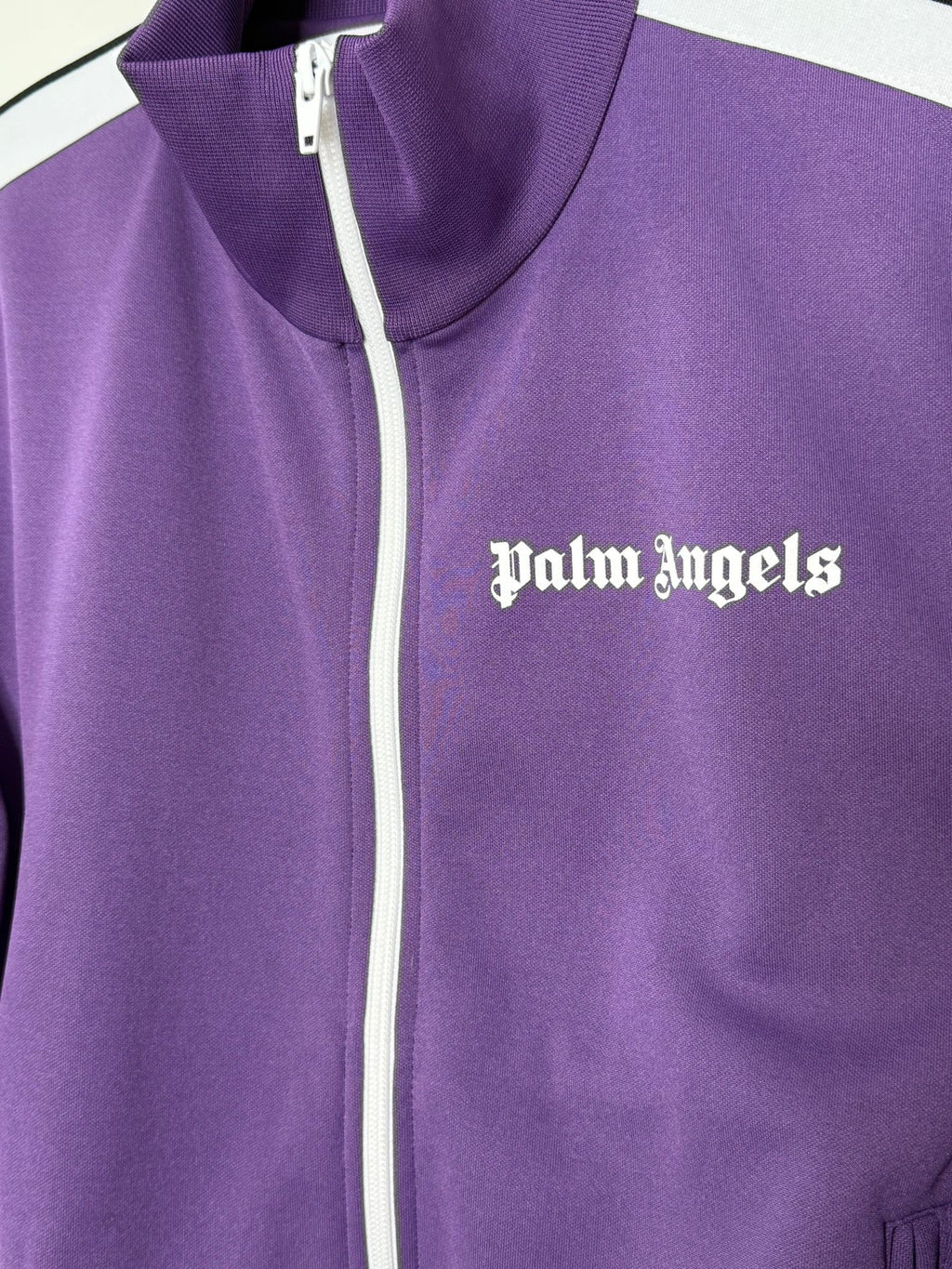 Palm Angels Purple Track Jacket Size S – Like New Streetwear Designer Authentic