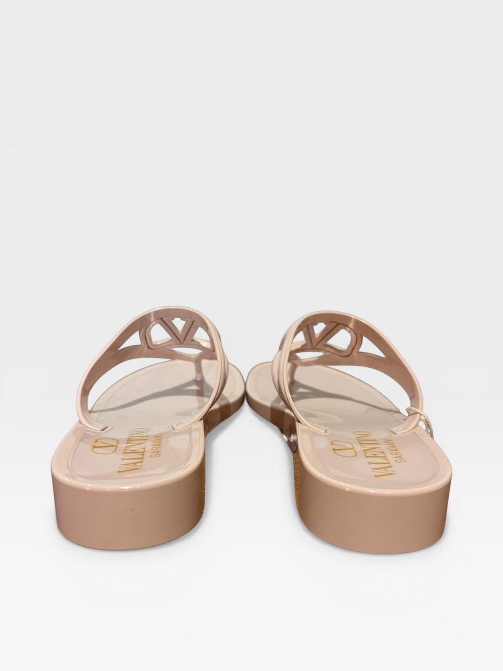 Valentino Garavani VLogo jelly sandals, oversized VLogo detail