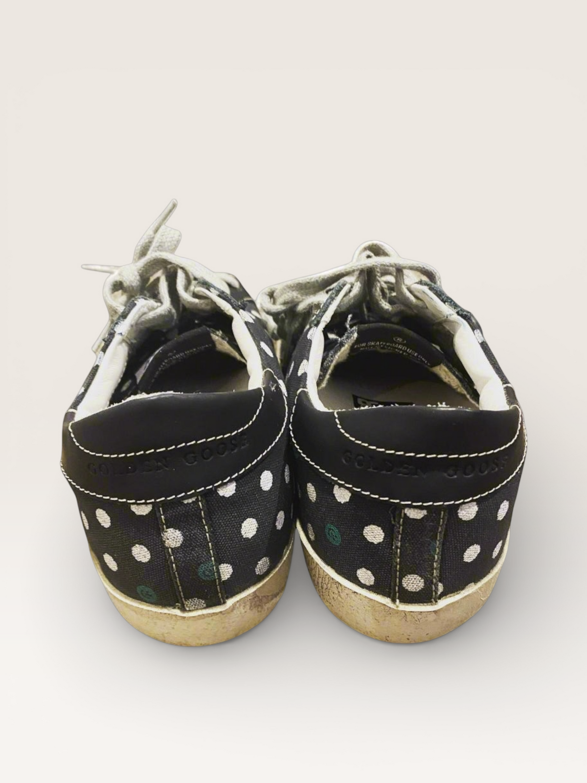 Golden Goose Superstar Sneakers – Black Polka Dot Print, NWT in Box- Size 37