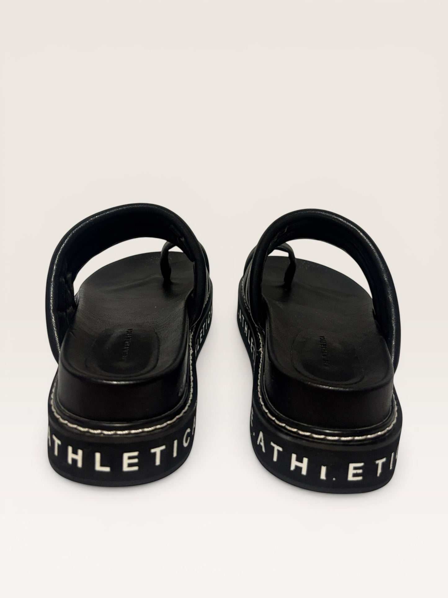 AJE Athletica Platform Slides in Black- 38