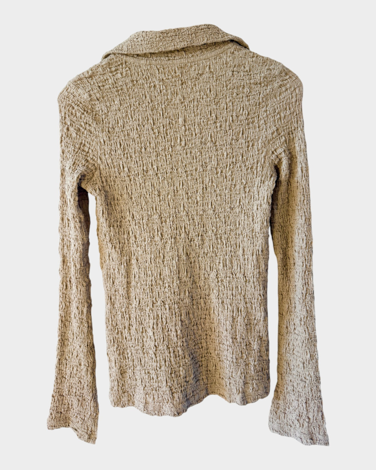 ODE Marly sand beige knit two-piece set — Size S