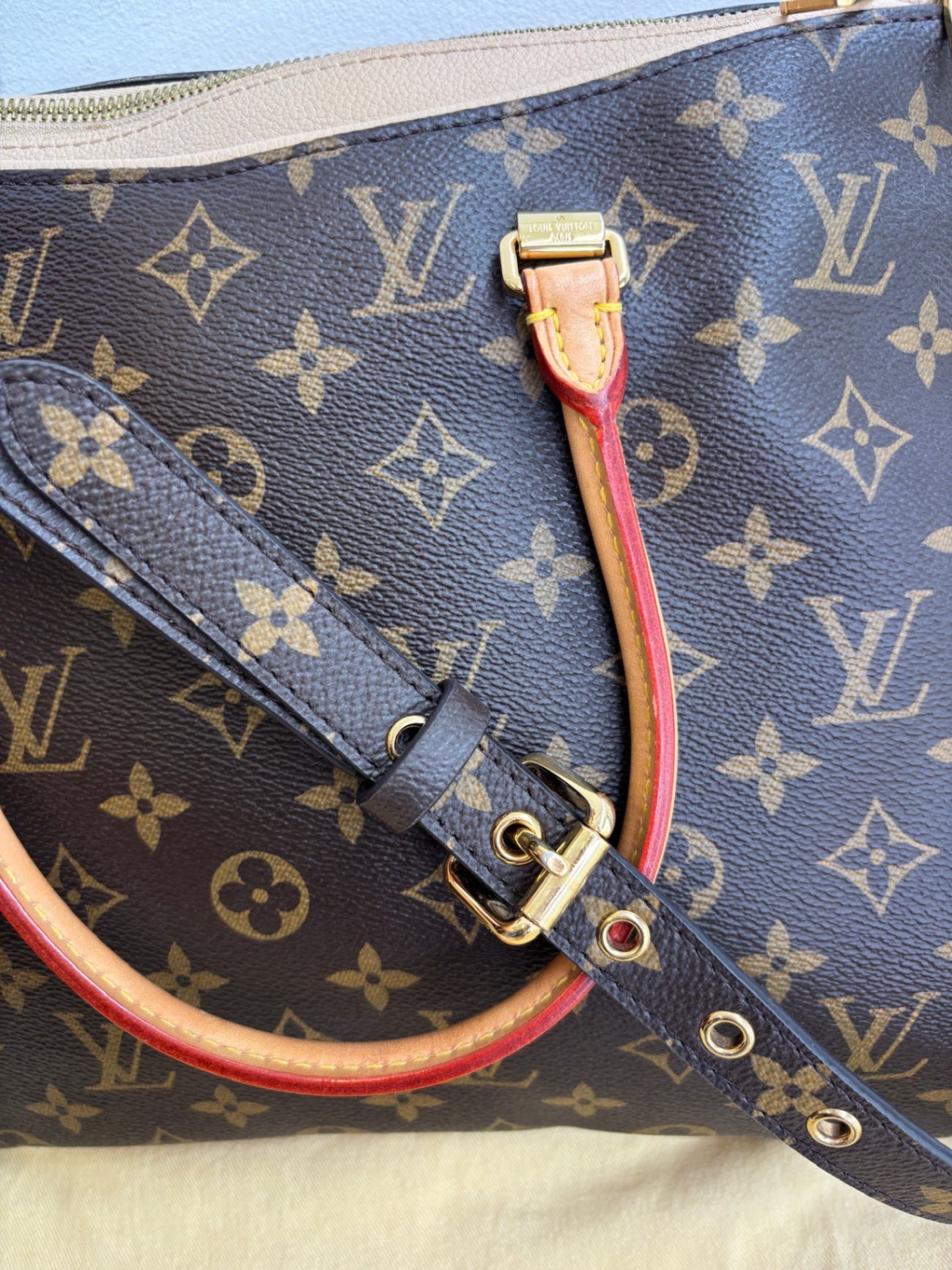 Louis Vuitton Pallas Momogram Dune full set