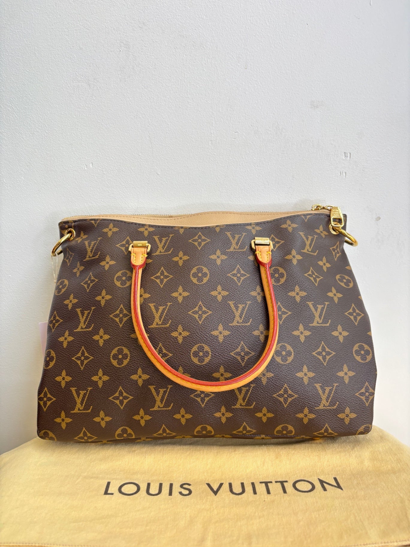 Louis Vuitton Pallas Momogram Dune full set