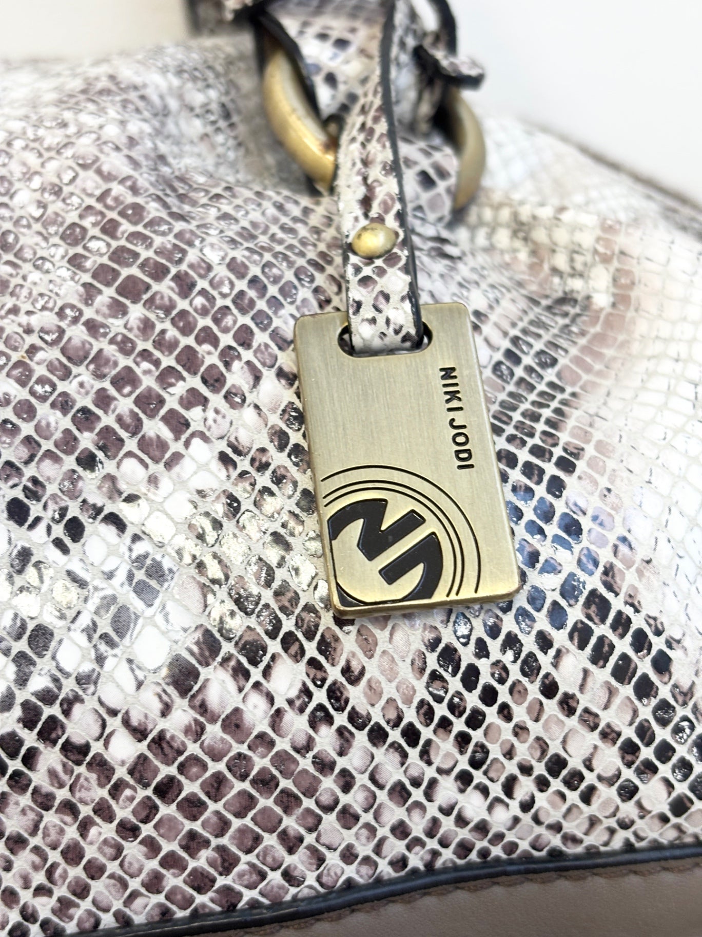 Niki Jodi Python Handbag