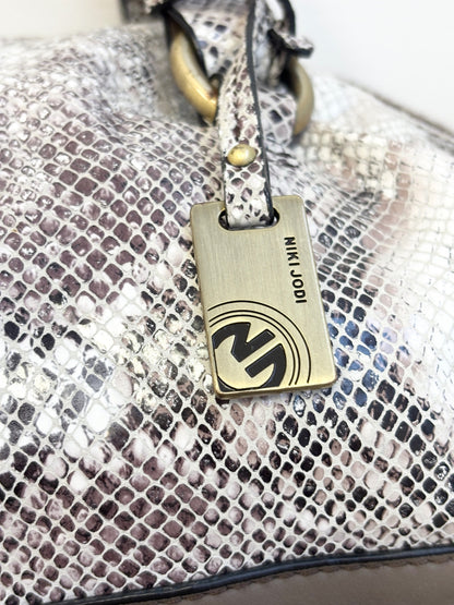 Niki Jodi Python Handbag
