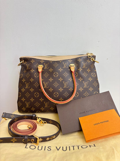 Louis Vuitton Pallas Momogram Dune full set