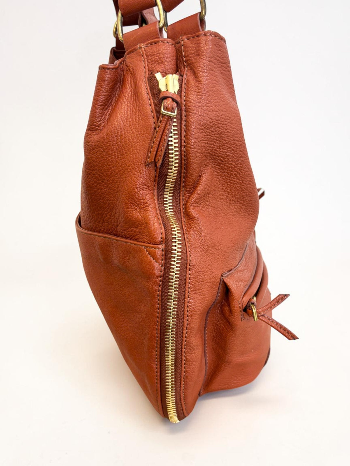Jérôme Dreyfuss Etienne Tote — Cognac Leather