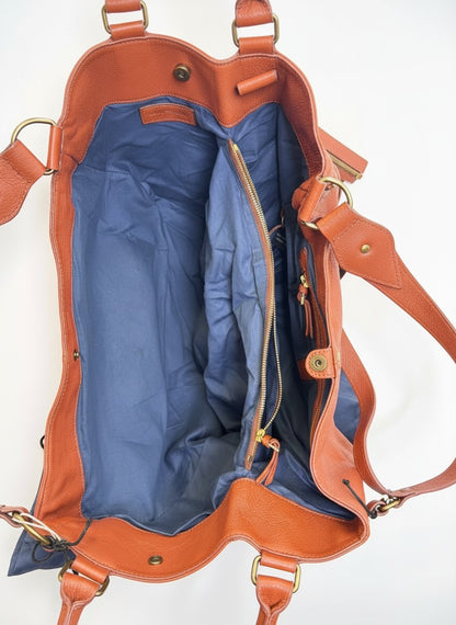Jérôme Dreyfuss Etienne Tote — Cognac Leather
