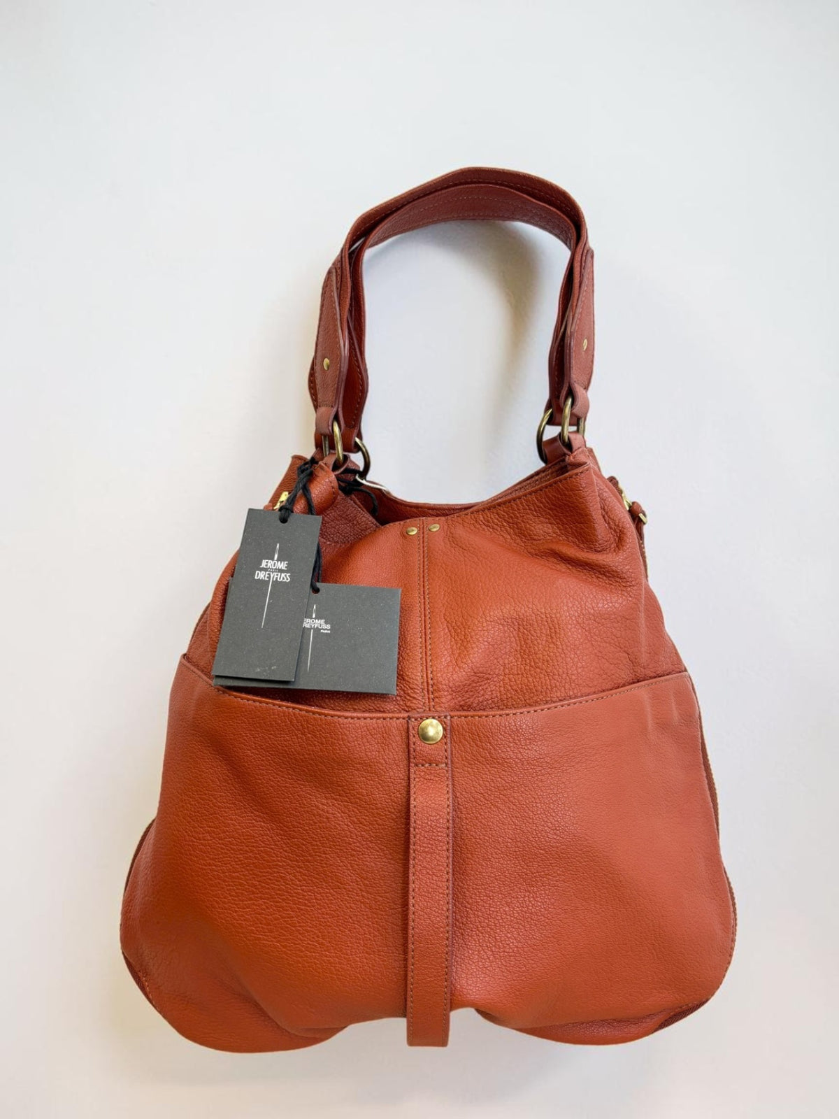 Jérôme Dreyfuss Etienne Tote — Cognac Leather