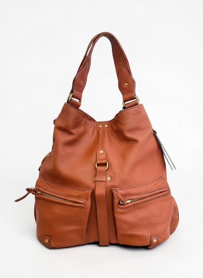Jérôme Dreyfuss Etienne Tote — Cognac Leather