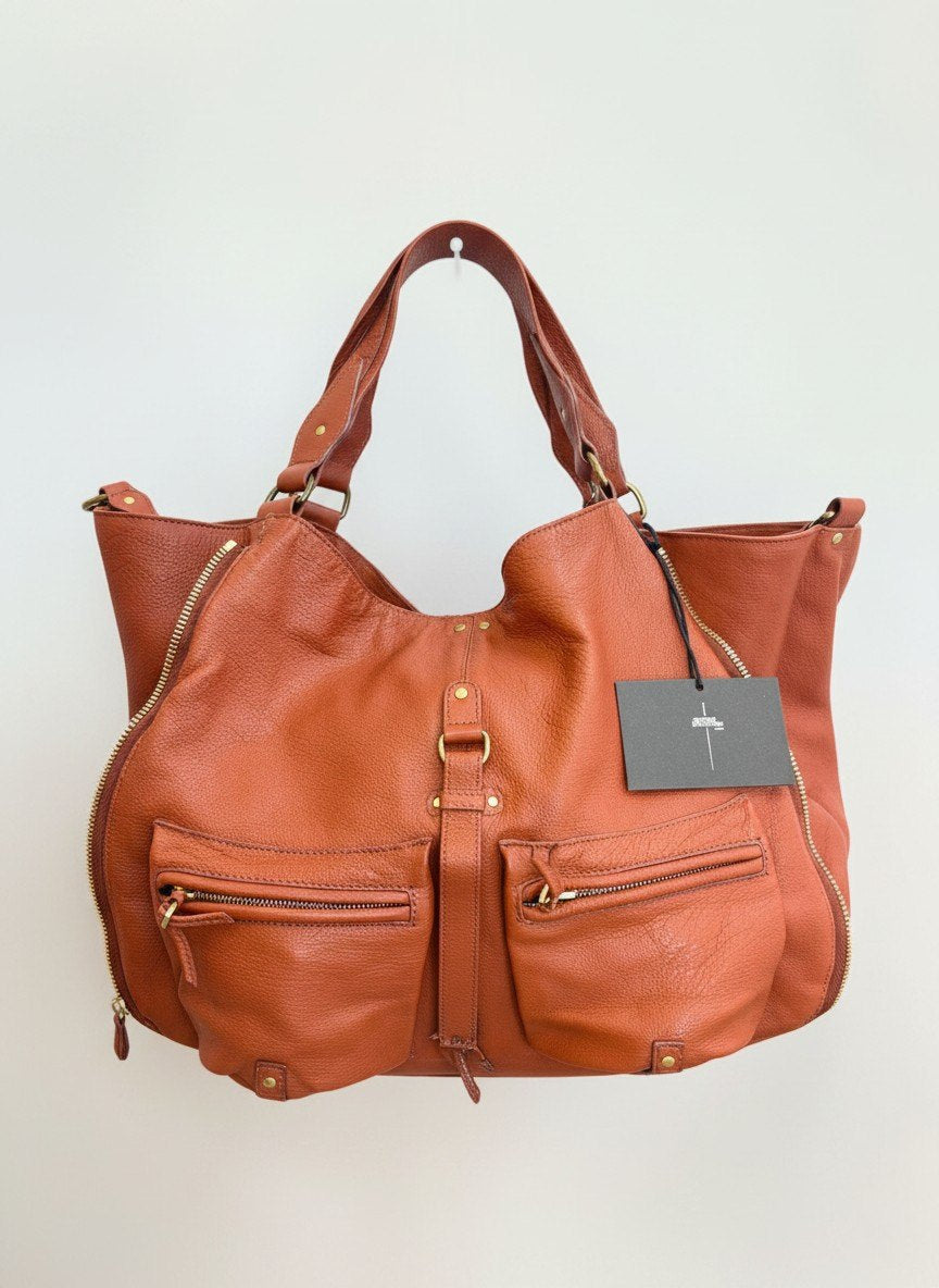 Jérôme Dreyfuss Etienne Tote — Cognac Leather