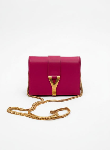 Saint Laurent Chyc Mini Crossbody Red Rose