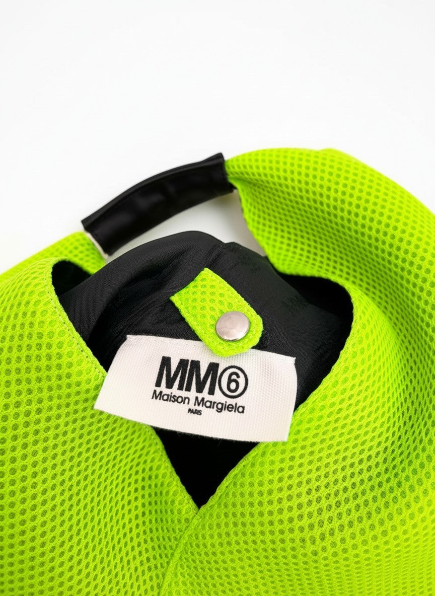 MM6 Maison Margiela Japanese Tote — Neon Mesh Triangle Bag