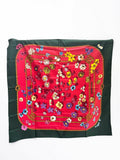 Hermès Fleurs De Montagne Vintage Silk Scarf 90