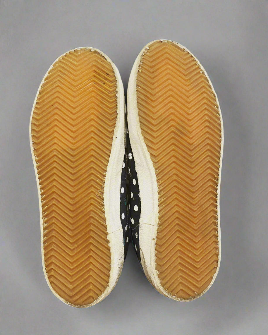 Golden Goose Superstar Sneakers – Black Polka Dot Print, NWT in Box- Size 37