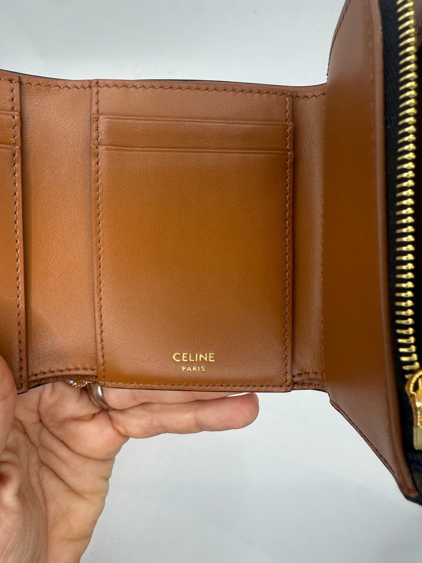 Celine Fine Strap Wallet Nino In Triomphe Canvas NWT