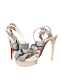 Christian Louboutin Toutenkaboucle 150 Platform Sandals in Taupe – Size EU 37.5