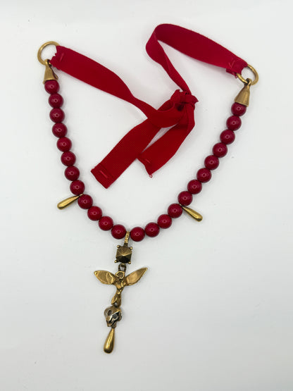 Valentino Garavani Ceramic Necklace + Box