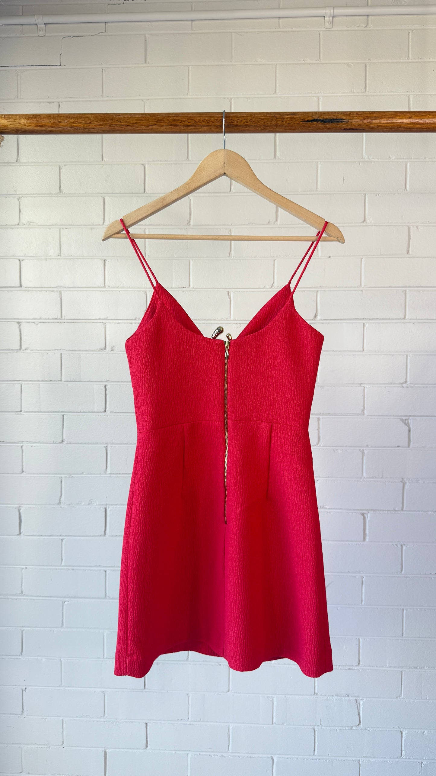 Rebecca Vallance Romy Mini Dress Red Size 8 – Like New Cocktail Party Designer