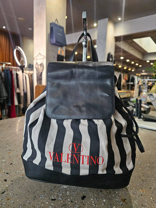 Valentino Garavani Striped Backpack