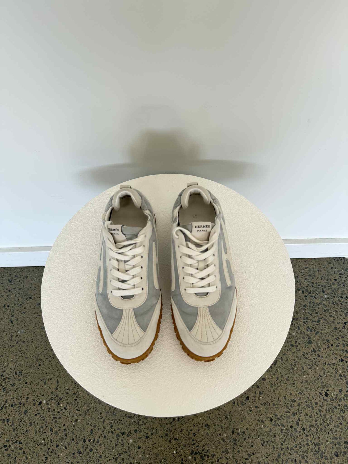 Hermès Jet Sneakers Suede & Leather - Size 38.5