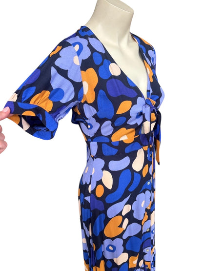 Mister Zimi Floral Multicolour Maxi Dress- 10