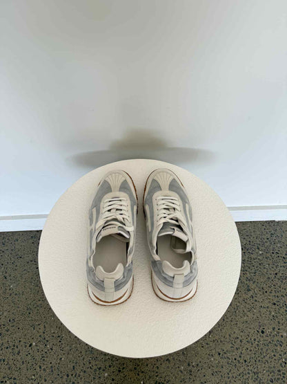 Hermès Jet Sneakers Suede & Leather - Size 38.5