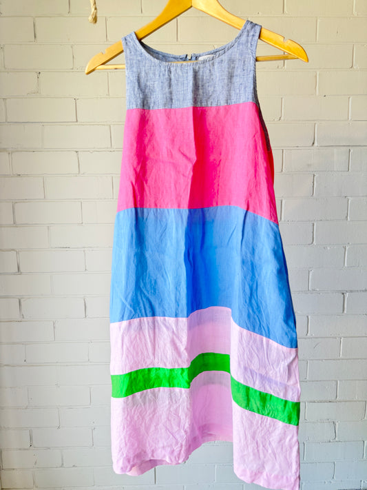 Alessandra Picnic Linen Dress- XS