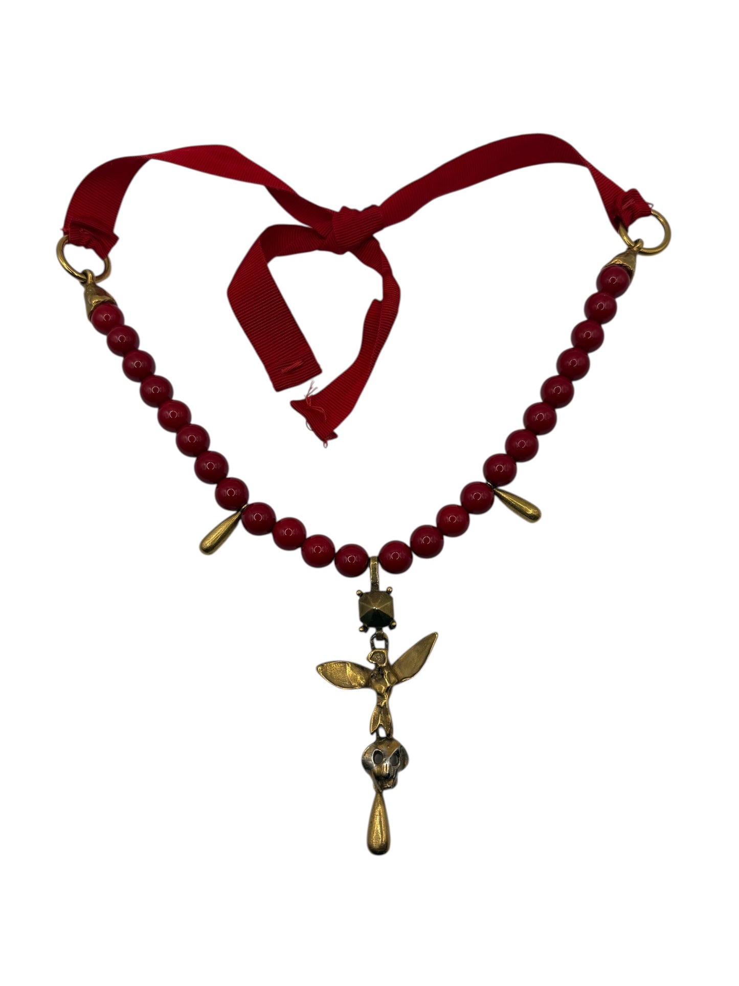 Valentino Garavani Ceramic Necklace + Box