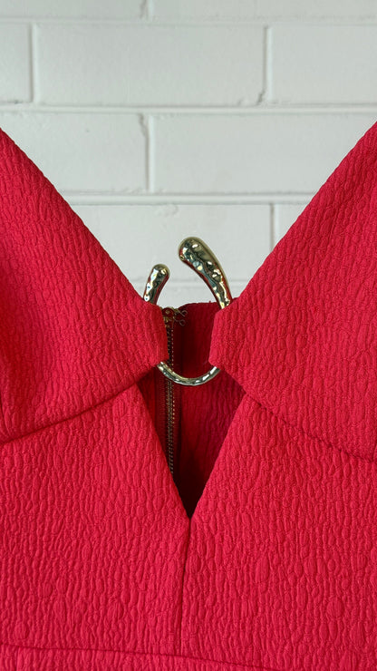 Rebecca Vallance Romy Mini Dress Red Size 8 – Like New Cocktail Party Designer
