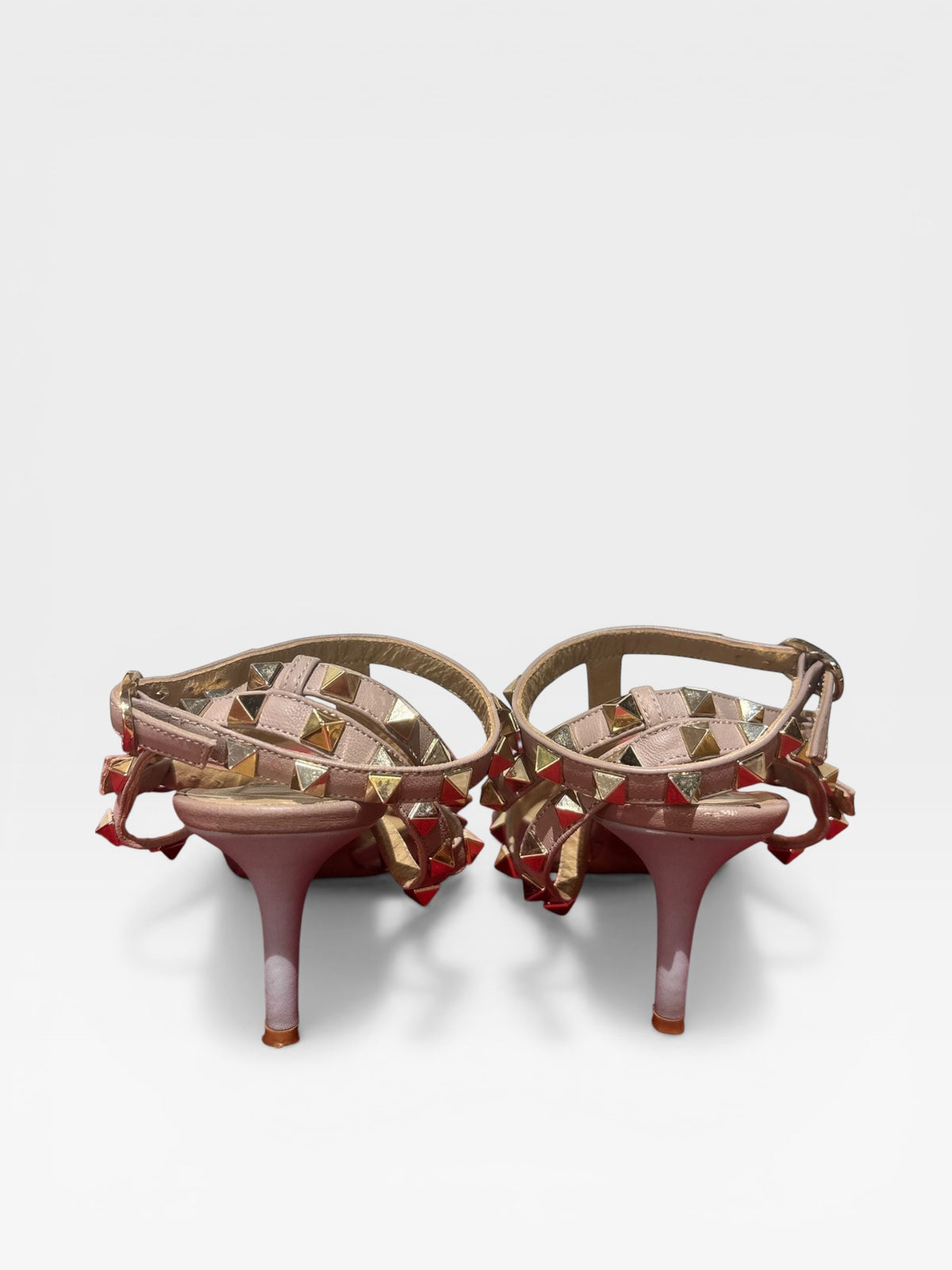 Valentino Garavani Rockstud Pointed Toe Caged Pumps 38